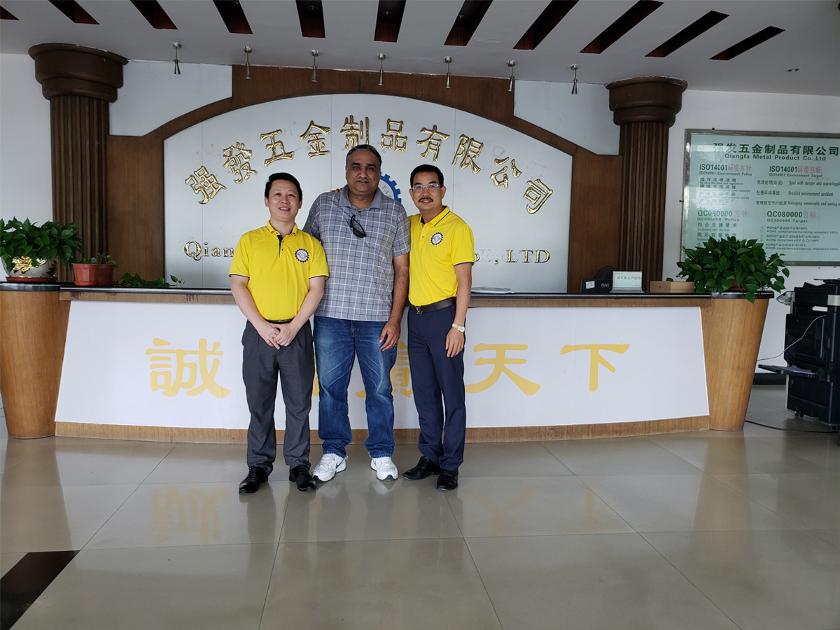 2019.08.27 USA Hero Health Inc visiting QiangFa Metal produc